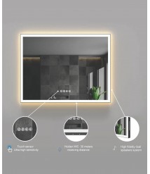 Mirror Led with Bluetooth: Wi-Fi Optional
