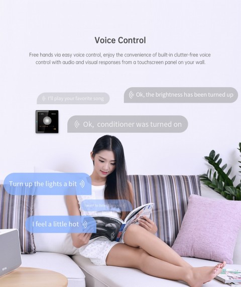 Smart app 4 inch mini pc smart home touch control panel